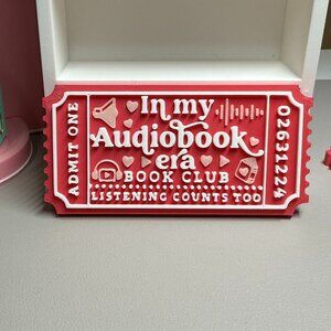 2/$20 - In My Audiobook Era Book Ticket